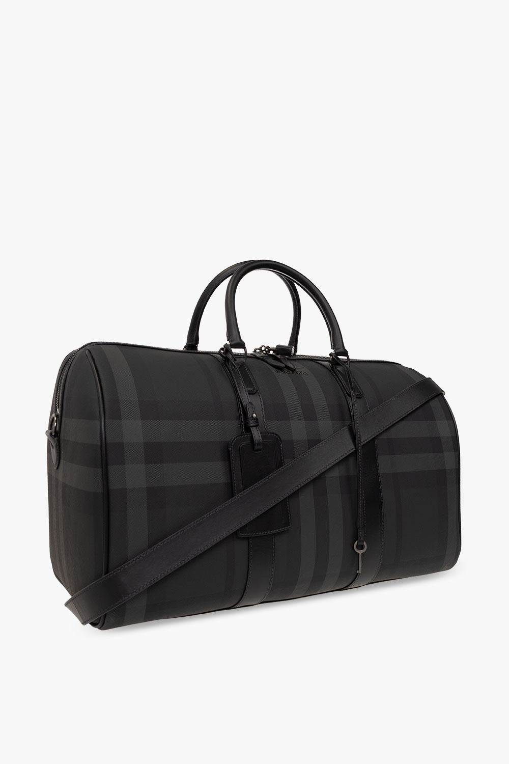 Burberry black best sale duffle bag